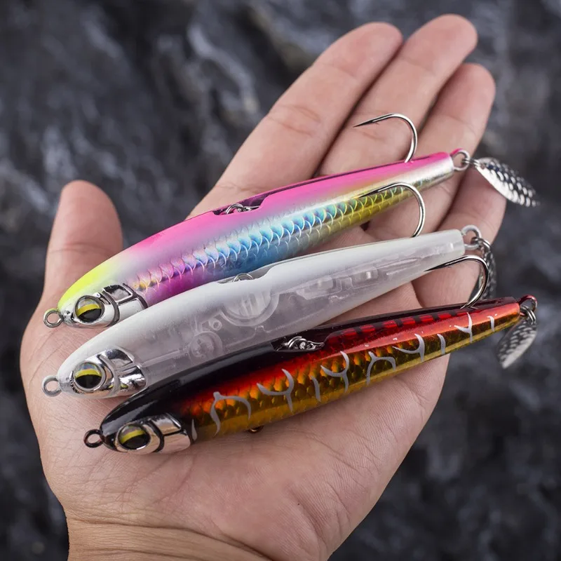 

2pcs 25gTungsten Weight System Top Fishing Lures Minnow Tail Spoon Sequins Crank Wobbler QualityFishing Tackle Hooks for Fishing