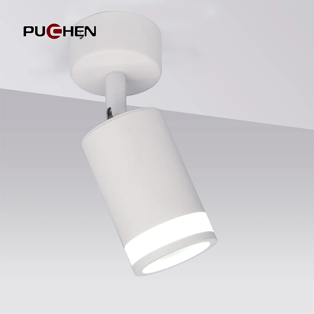 Puchen LED Spot Light Surface Mounted Ceiling Light COB Downlight Kitchen Living Room Bedroom Indoor SpotLights Lighting Fixture