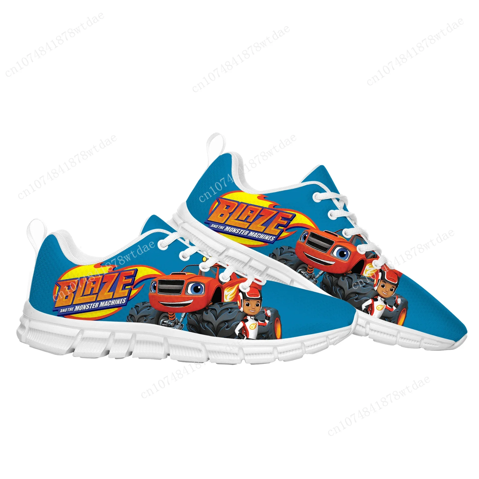 Blaze And The Monster Machines Sports Shoes Mens Womens Teenager Kids Children Sneakers High Quality Manga Sneaker Custom Shoe