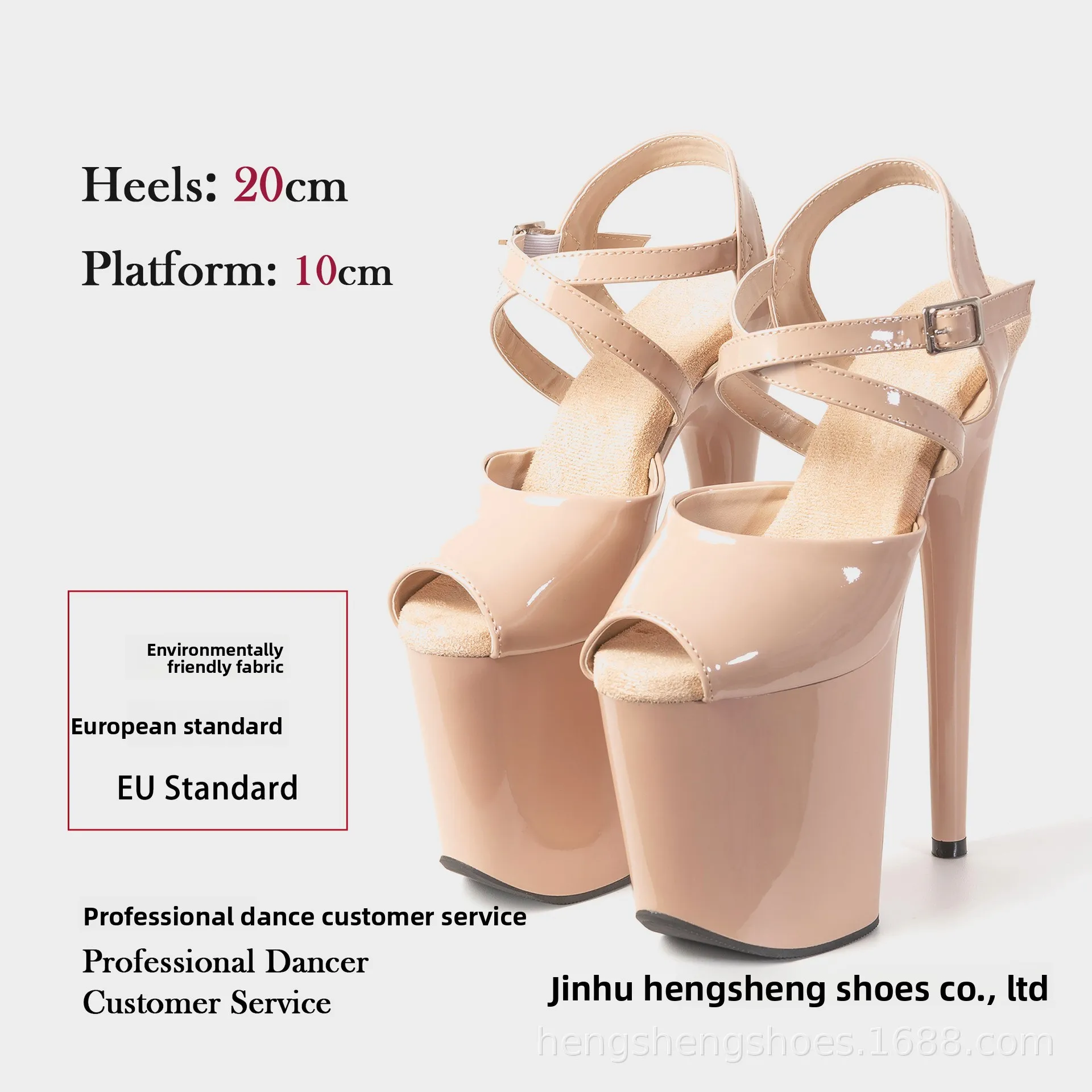 

Women 20CM Extreme High Heels Platform Pole Dance Nightclub Sandals Clear Bottom Sexy Catwalk Club Party Stilettos