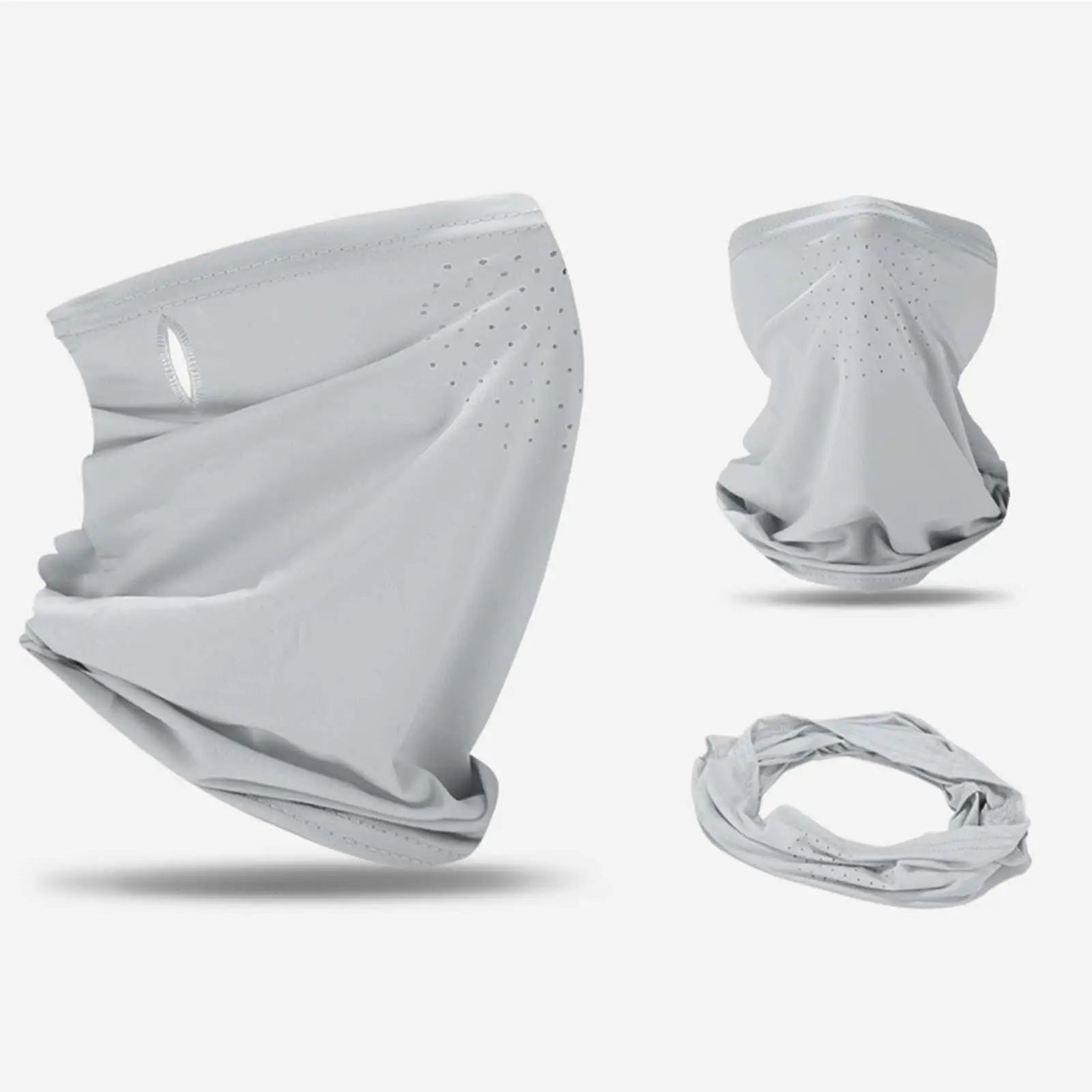 Thin Sun Protection Face Scarf Cooling Breathable Neck Gaiter Mask for Women Outdoor Travel Activewear