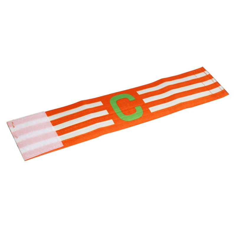 Fascia da calcio professionale fascia da braccio da calcio regolabile in Nylon fascia da braccio da calcio per fascia da braccio da capitano