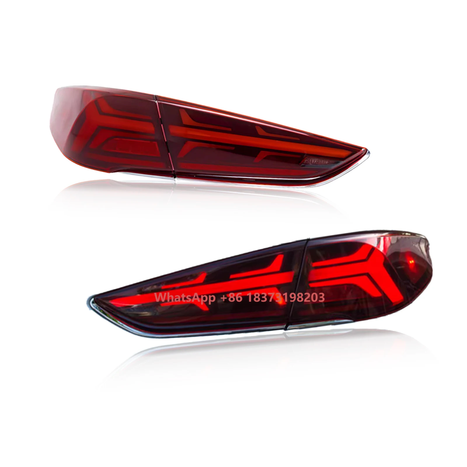 

Обновление светодиодных задних фонарей для Hyundai Sonata 9, задние фонари, автомобильные аксессуары, стоп-сигналы для Hyundai Sonata 9 2018-2019