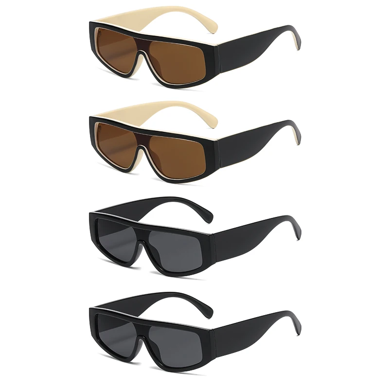 

4-Piece Set Fashionable Sunglasses Assorted Colors Street Style Versatile Family Pack Optical Glasses for Unisex