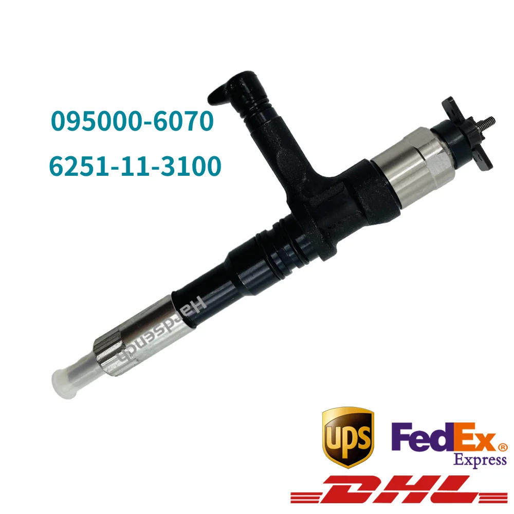 

095000-6070 Diesel Fuel Injector for 6251-11-3100 Komatsu 6D125 PC400-8 PC450-8