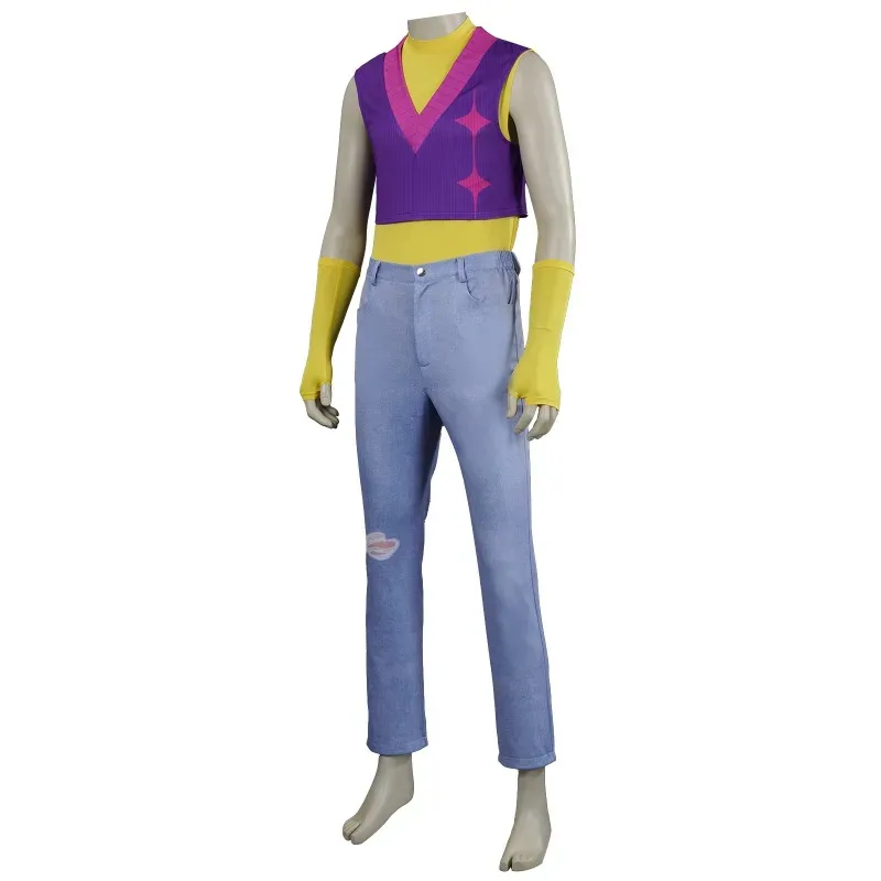 

2025 22 Saja Boys Mystery Costume Kpop Demon Cos Hunters Men Baby Cosplay Top Sleeves Pants Full Set Halloween R