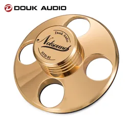 Douk Audio Hi-Fi Records LP Disc Stabilizer Turntables Vinyl Clamp Anti-skid Zinc alloy Silver / Pure Copper Gold