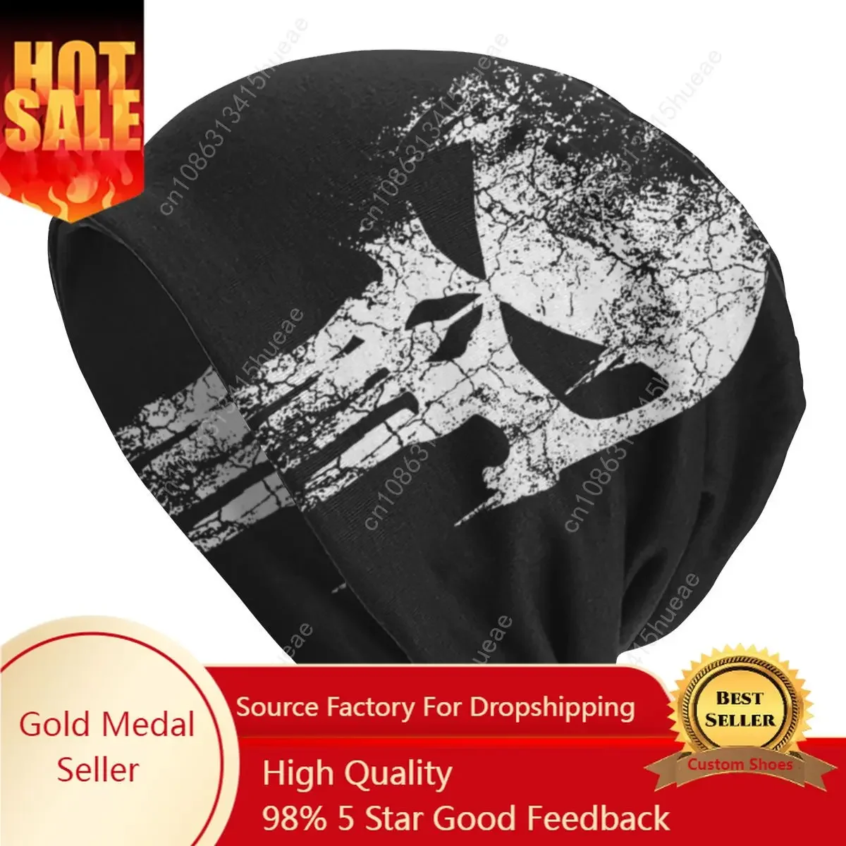 

Skeleton Skull Winter Warm Bonnet Femme Knitting Hats Beanie Cap Heavy Metal Rock Roll Music Beanies Caps For Men Women