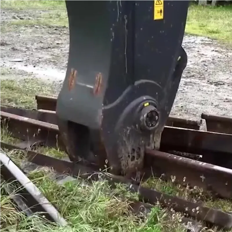 Cisaille hydraulique pour excavatrice, cisaille pour rail de piste, cisaille pour métal, cisaille de démolition, cisaille pour ferraille