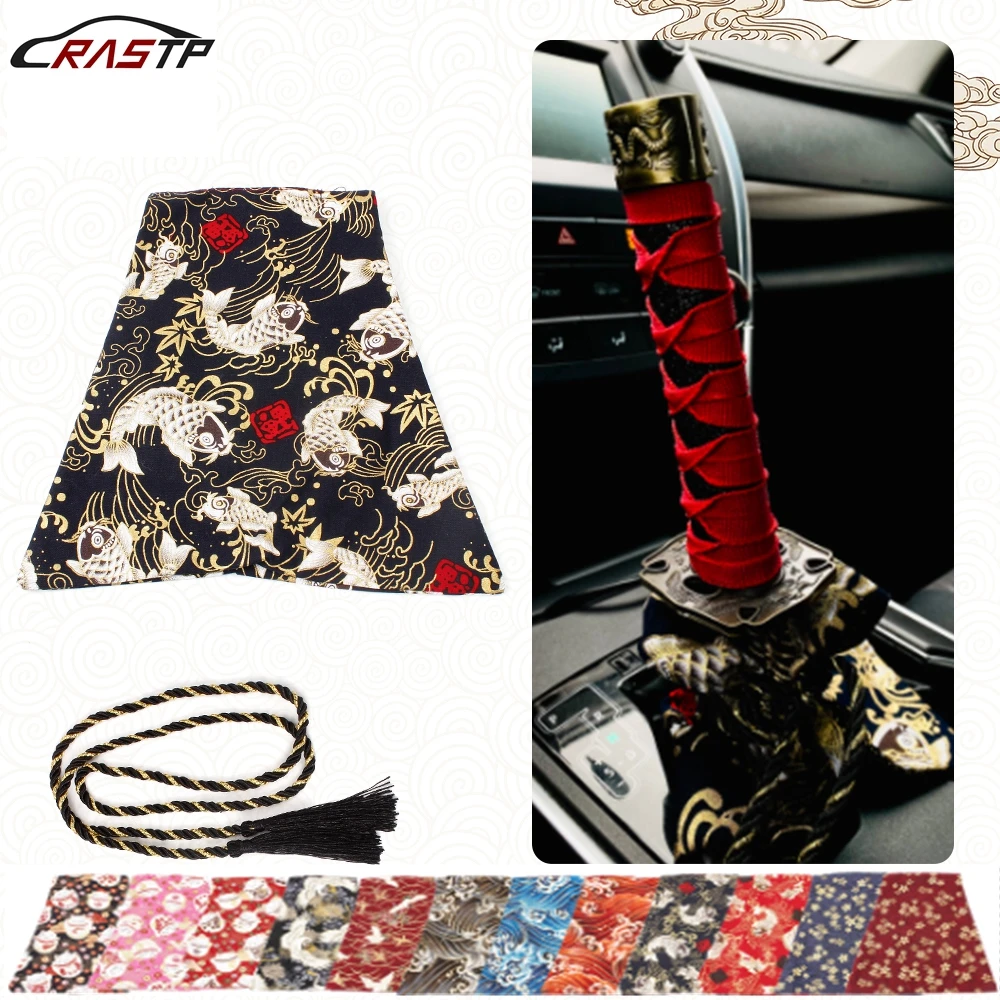 RASTP-JDM Samurai Skrzynia biegów Części dekoracyjne Gałka zmiany biegów Osłona osłony Wzór Styl Gałka zmiany biegów Kołnierz Osłona przeciwpyłowa RS-SFN137