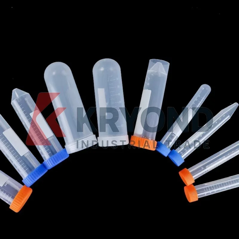 Lab 10/15/25/50/100/120ml Plastic Centrifuge Tubes with Screw Cap Sampling Tube PCR Tube Repackaging Original Product