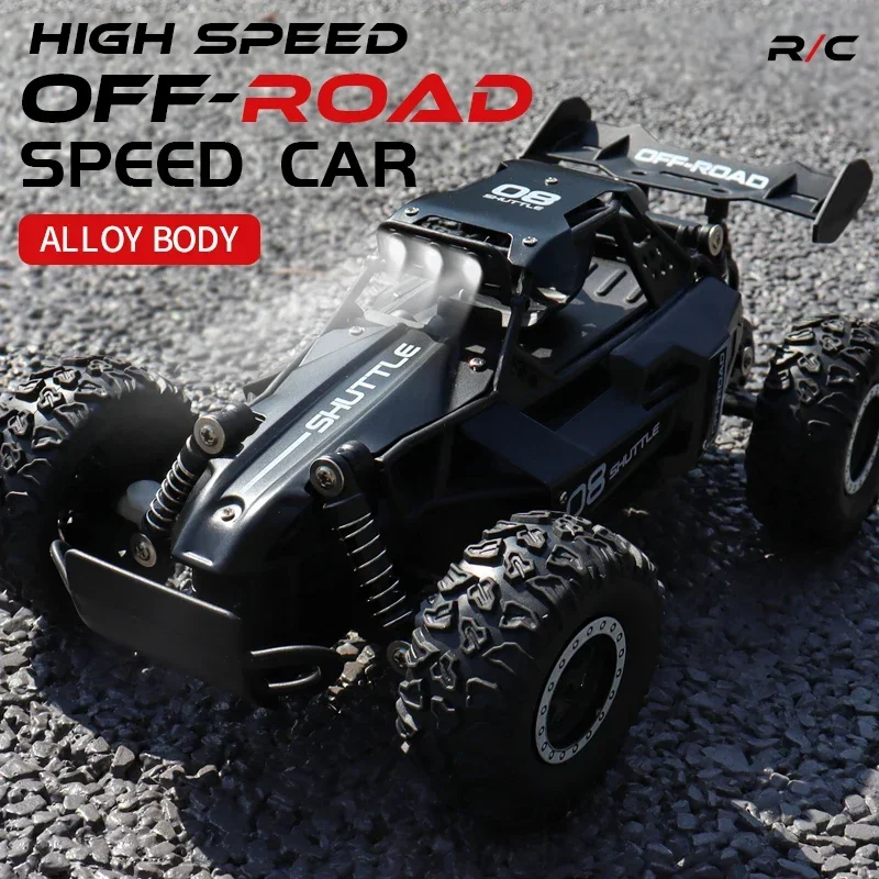 

1: 16 RC Alloy Remote Controlled High Speed Vehicle 2.4G Climbing Off-road Vehicle Racing Model For Boys And Children Toys