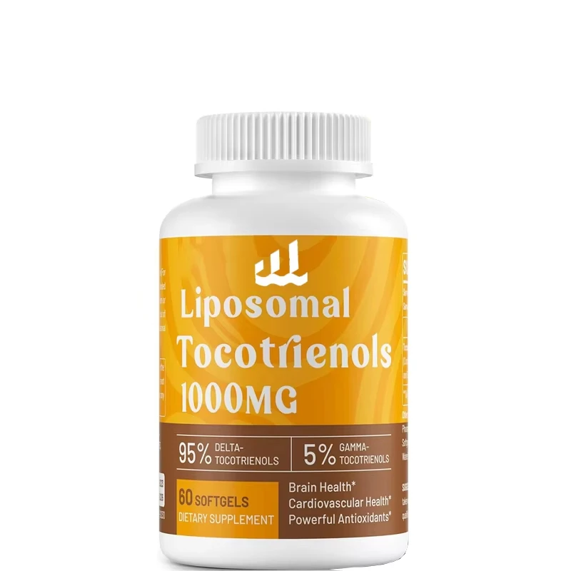 

Liposomal tocotrienol 1000mg - supports cardiovascular, skin, bone, antioxidant, 60 capsules