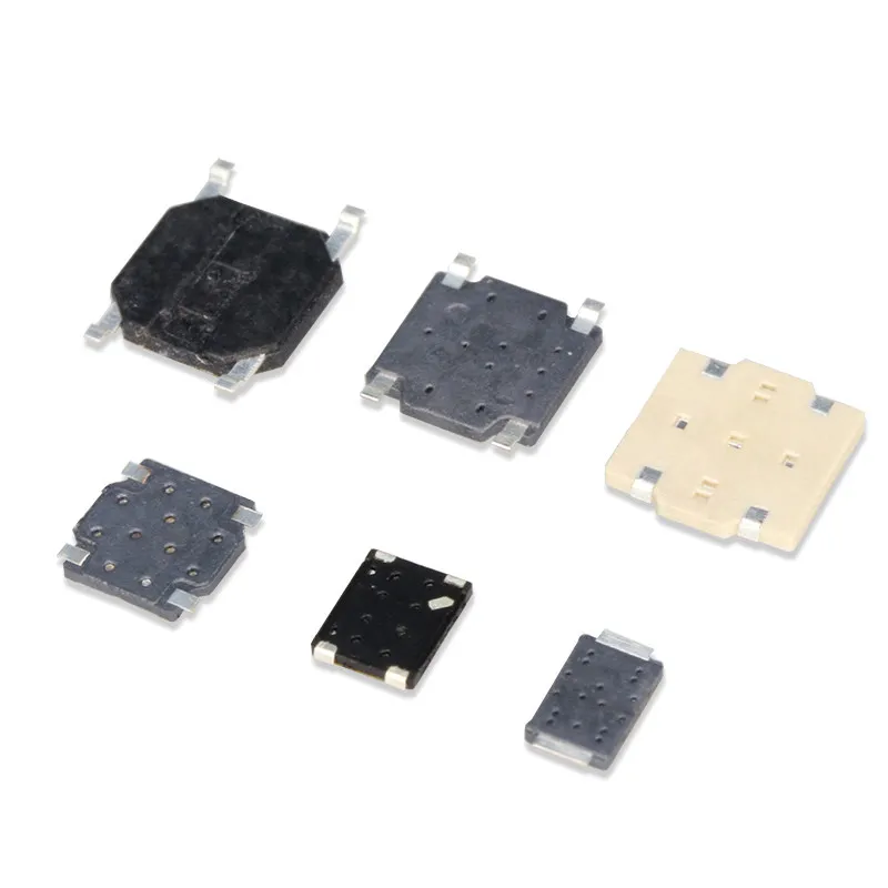 100PCS Ultra Thin SMD 4 Pin PCB Thin Film Tactile Switch Micro Momentary Pushbutton with 2 Metal Domes Touch Activated