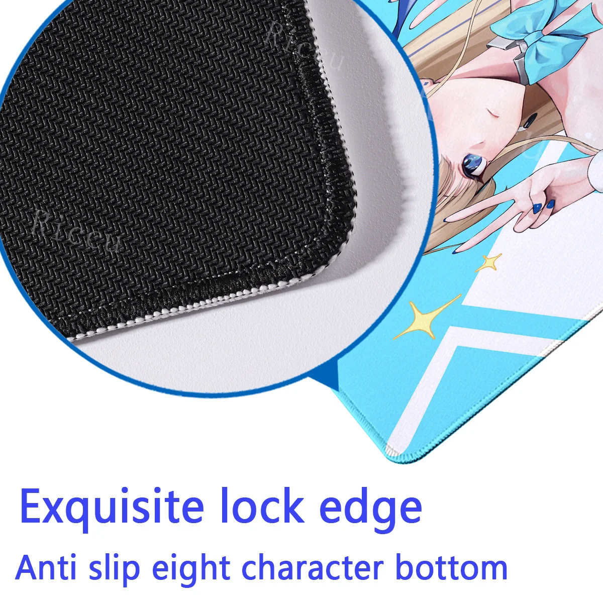 HD Hentai peripherals Blue Archive Asuma Toki Mouse Pad Gamer Japan Desk Cabinet Keyboard Gaming Mats Large Mause Pad E-Sports