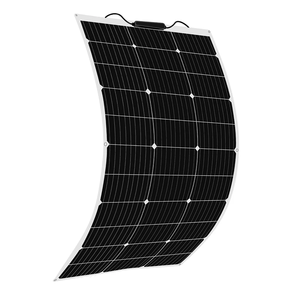 

300w 200w 100w flexible solar panels and solar panel kit 12v 24v high efficiency battery charger module