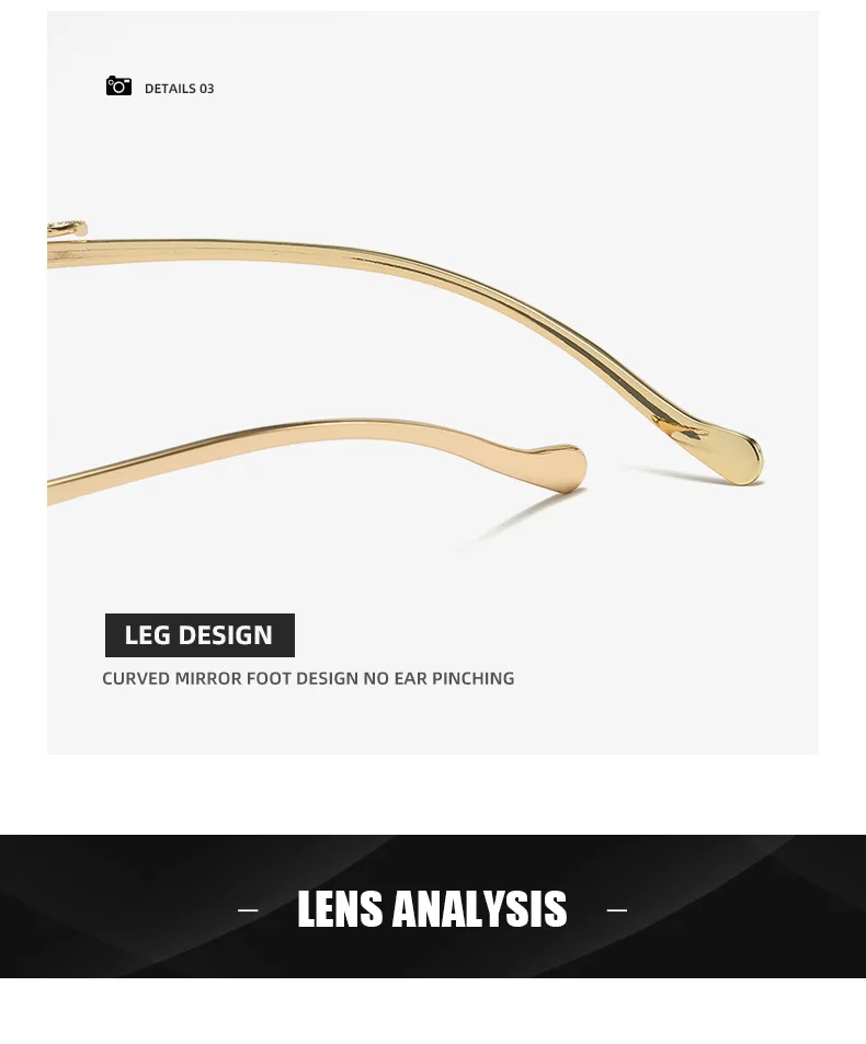 Amerikanische Luxusmarke Damen Sonnenbrille Outdoor Freizeit Strand Herren Sonnenschutz Leopardenkopf Ultraleichter Rahmen Sonnenbrille UV400 – Detail 11