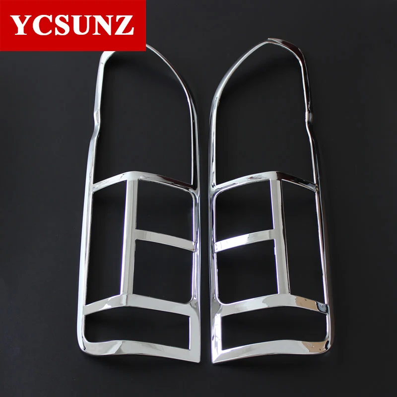 ABS Chrome Black Color Tail Light Cover For Toyota Hiace Commuter Van 2016 2017 2018 Exterior Parts Car Accessories Ycsunz