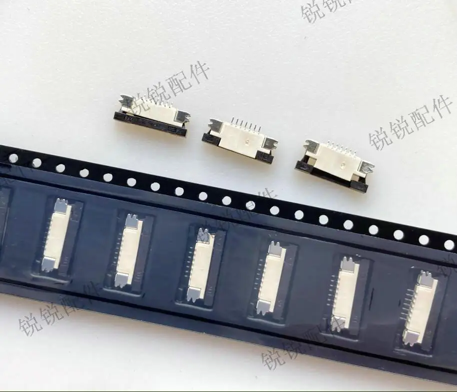 Fro FFC/FPC flat socket 7P 0.8MM drawer type up and down SMT flexible cable connector H2.0