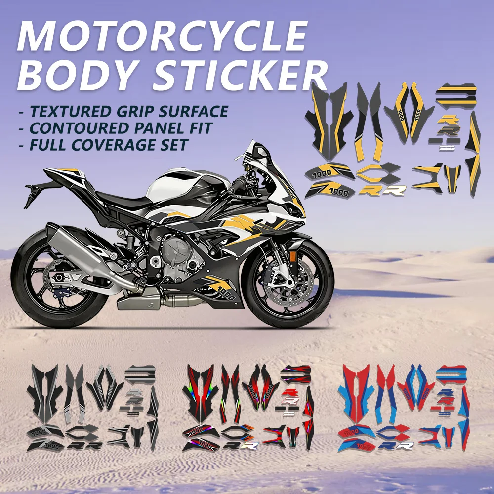 Motorcycle Full Fairing Decal Protector Tank Knee Pad Stickers Kit Fit For S1000RR S 1000RR M1000RR 2019 2020 2021 2022