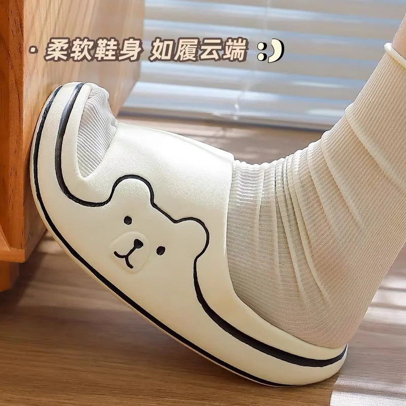 Women House Slippers Cartoon Slides Super Soft Bottom Moccasin Trend Designer Scuffs