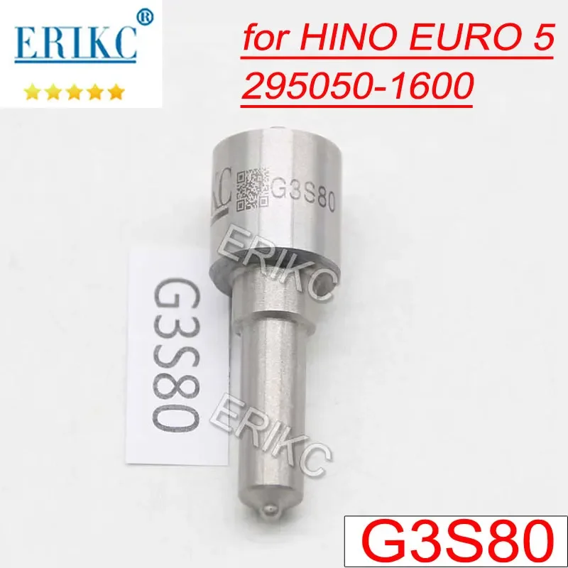 G3S80 Diesel Common Rail Injection Nozzle Tip G3 S80 Fuel Injector Spayer Nozzle for Denso 295050-1600 HINO EURO 5 04U 00177