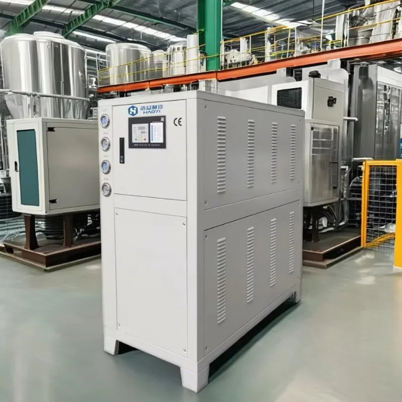 HY Pharma and Food Industry Freezer Cooler Cooling 17TONS Industrial Scroll Water Chiller for Plastic Processing