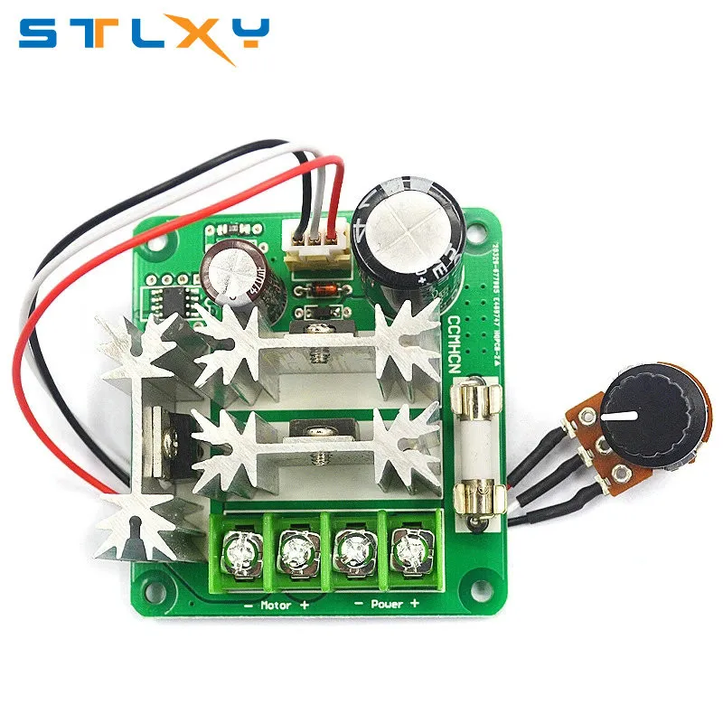 DC 6V-90V 15A DC Motor Speed Controller Stepless Speed Regulation Pulse Width PWM DC 12V 24V 36V 48V 1000W DC 6V-90V 15A DC Moto