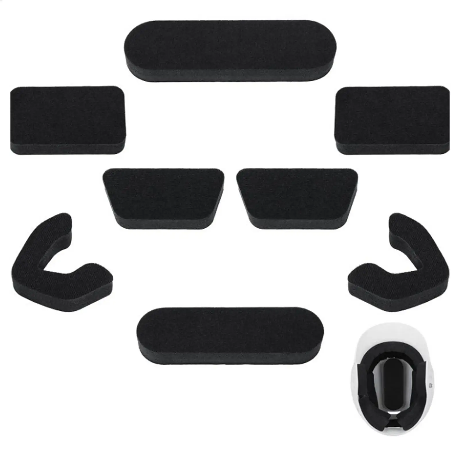 Helmet Pads 2cm Thickened Soft Foam Universal Pads Batting Helmets Padding Kit for Batting Softball Outdoor Camping Practice