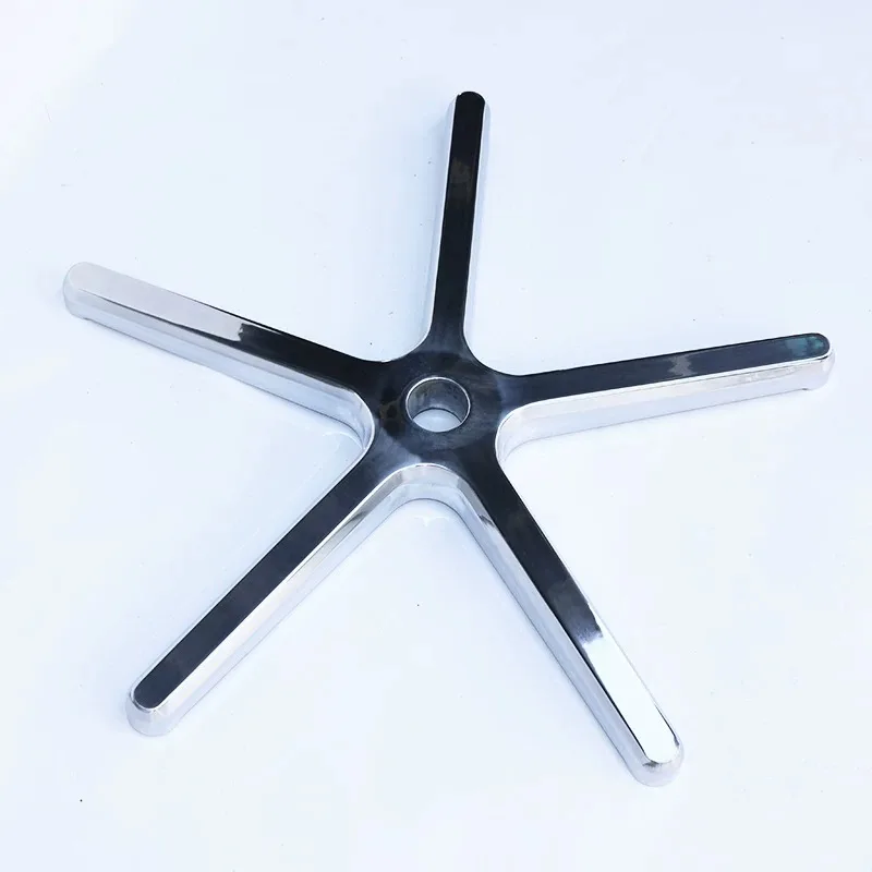 Suitable for Chair accessories Five-star foot office chair base Leisure hotel furniture Aluminum alloy computer chair Flat foot