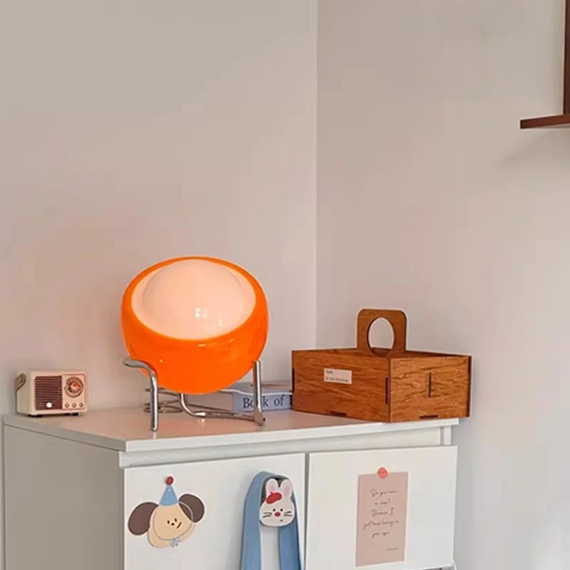New Vintage Style Luminous Ornament, Cream Style Lighting Fixture, Three Color Dimming, High-end Gift