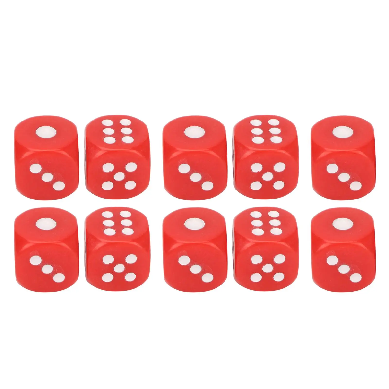 Safe Portable 6 Sided Game Dice Set for board Games for indoor Play