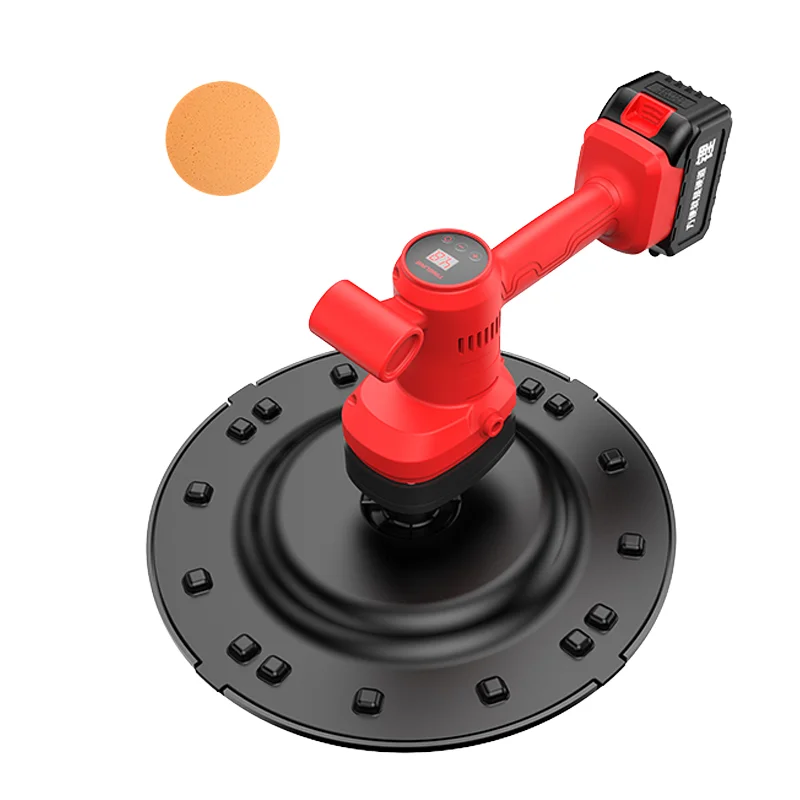 

DIY Lithium Battery Powered Concrete Polishing Road Sanding Machine for Plastering Cement Mortar Wall Putty Floor Smoothing