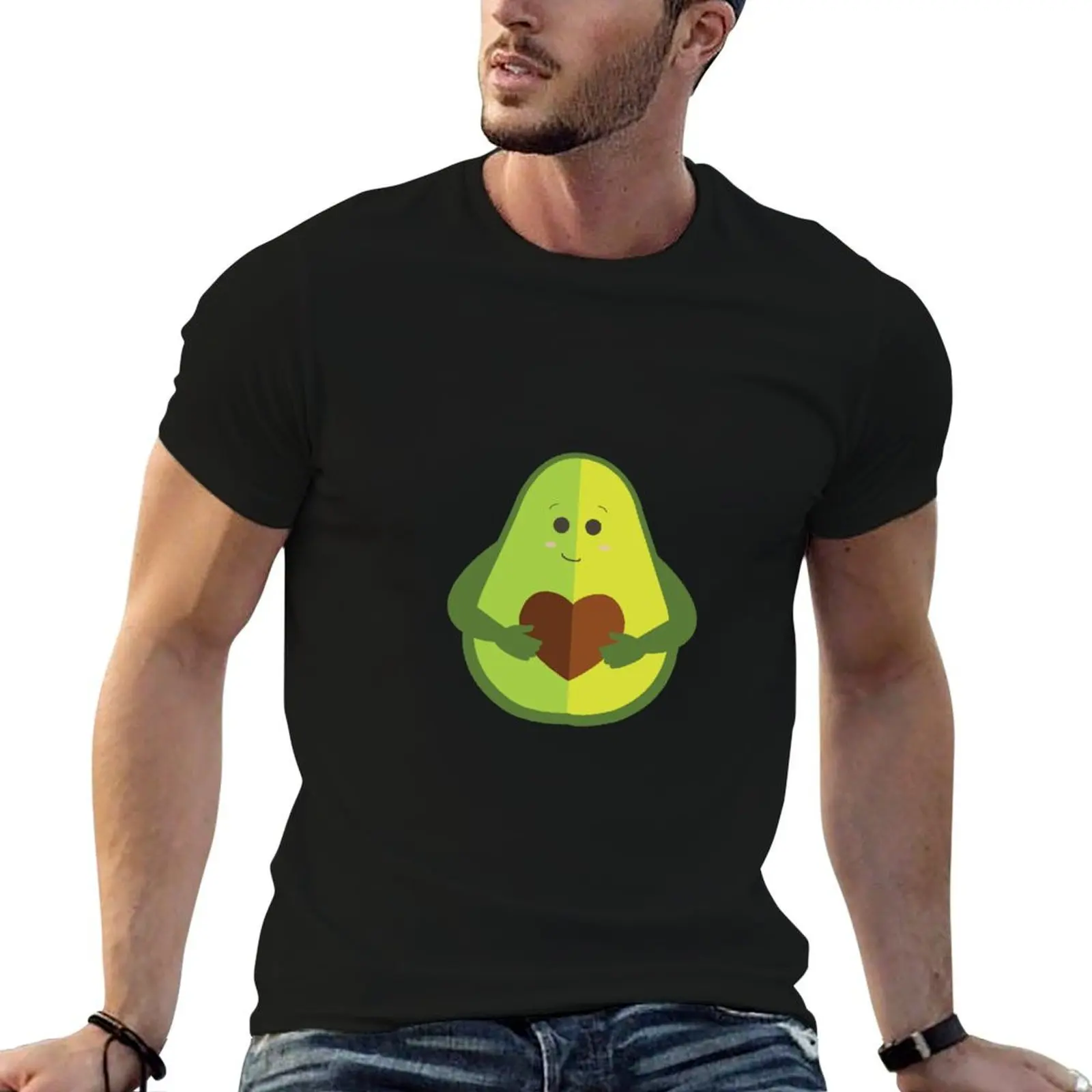 Avacado T-Shirt graphic tee shirt summer top customs clothing for men