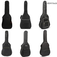 40 / 41Inch Guitar Bag Electric Guitar Case Double Straps 600D Oxford Waterproof Bass Backpack Gig Box Cover