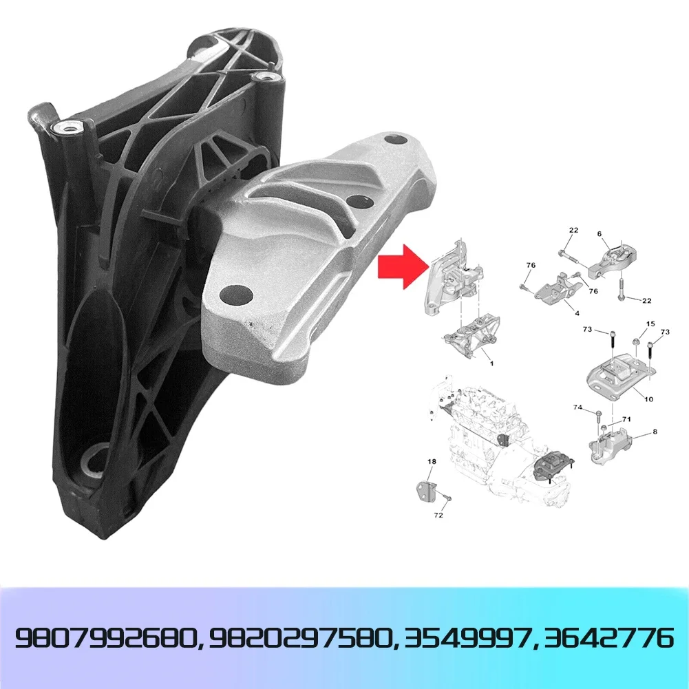 3549997   Soporte de motor derecho para Citroen Berlingo Peugeot Partner Rifter 3008 5008 1,5-1,6 HDI 9807992680 9820297580