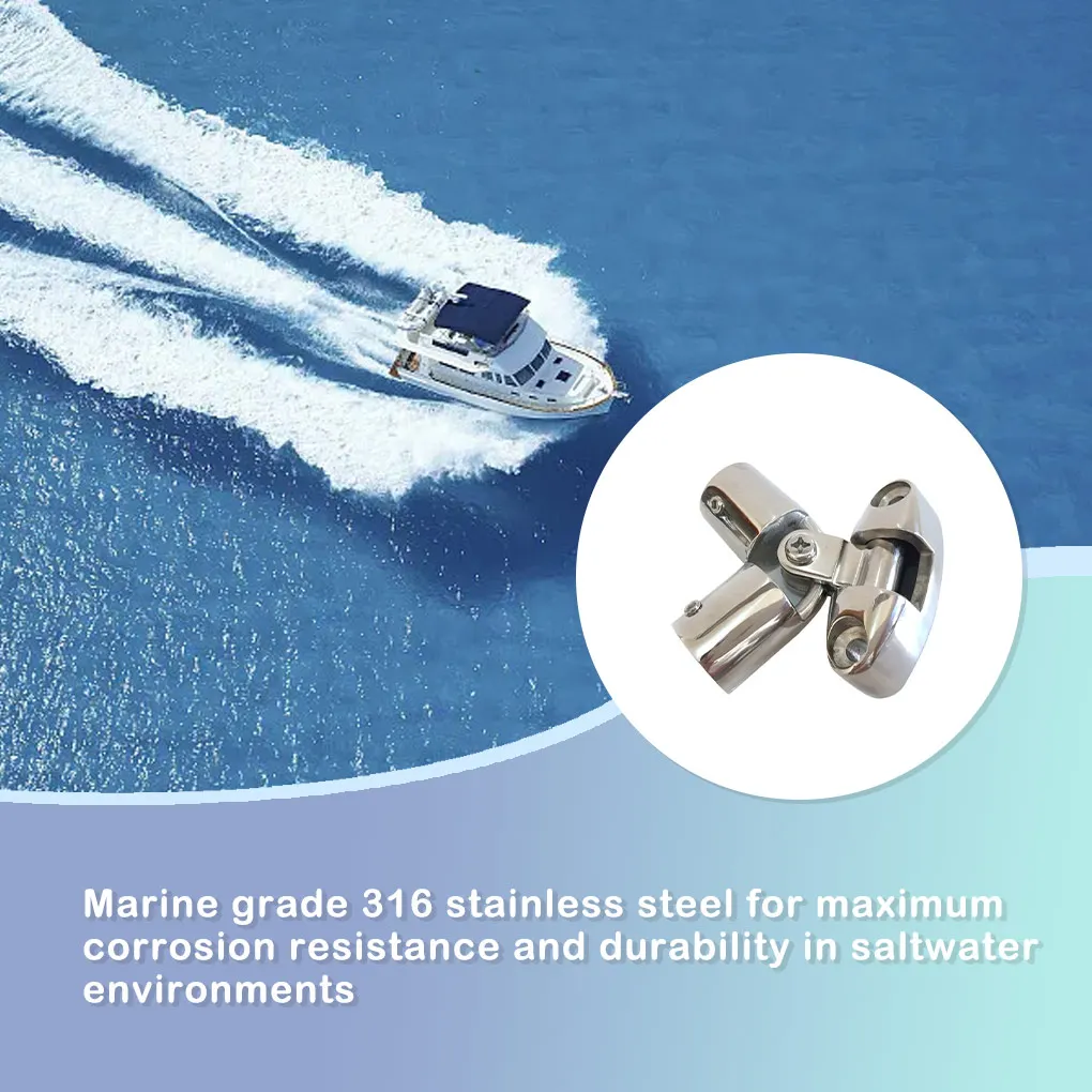 Deck Hinge Marine Fittings Joints Yacht Hardware 316 Stainless Steel