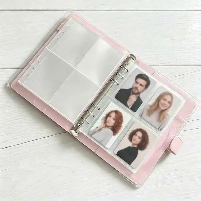 20pcs Inner Page Card Binder A5 Photocard Binder Sheets Transparent PP Acid Free Multiple Pockets Sleeve Kpop Photocard Binder