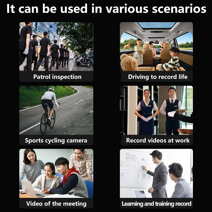 كاميرا صغيرة 1080P مع رؤية ليلية بالأشعة تحت الحمراء كاميرا مراقبة للمنزل محمولة كشف الحركة اتصال داخلي صوتي ثنائي الاتجاه