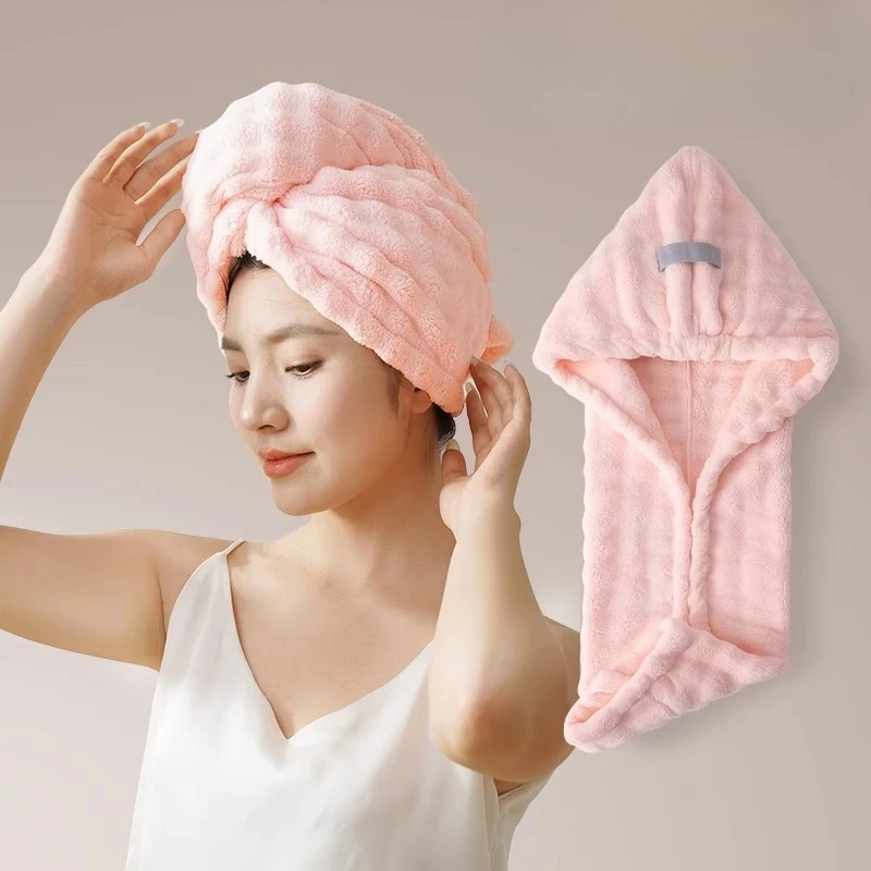 New Hair Drying Cap – Ultra-Absorbent, Quick-Drying, One-Piece Towel for Women with Long Hair, No-Blow Dry Hair Wrapping Towel