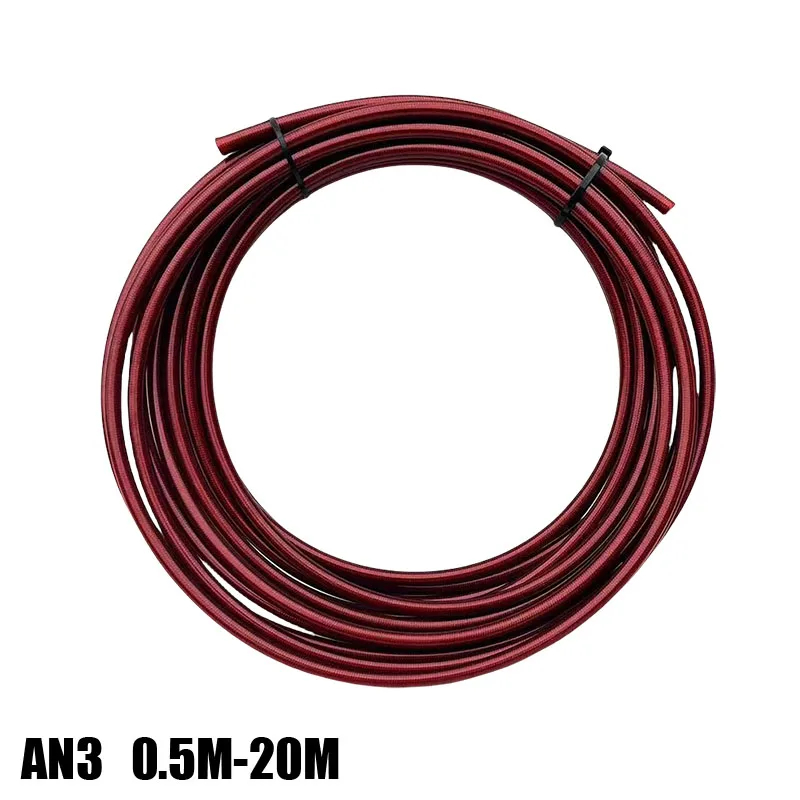 AN3 Brake Steel Throat Universal Steel Wire Weaving Brake Pipe Clutch Oil Line Auto Moto Reinforced Hydraulic Disc Brake Hose ﻿