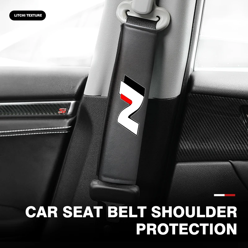 Car Shoulder Pad Safety Belt Protector Cover Strap Mat Interior For Hyundai I30 I20 IX35 I40 Tucson Getz Veloster Kona