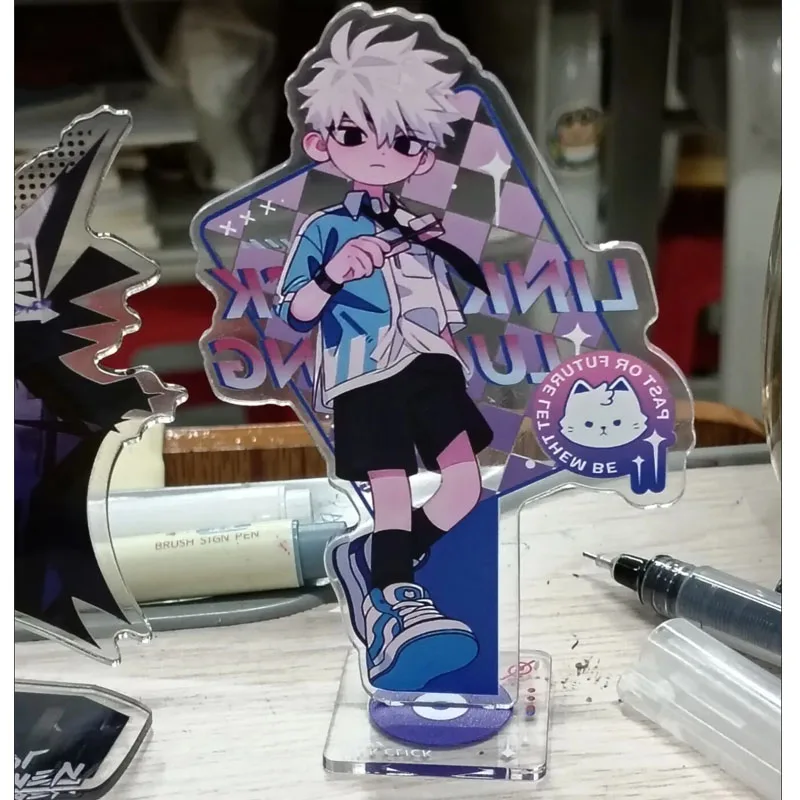 10cm Time Agent Youran Holiday Series Acrylic Plaque Anime Peripherals Collection Desktop Ornament Cute Fans Birthday Gift Toys view 3
