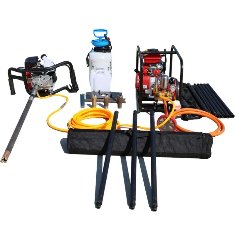 Column  Backpack Drilling Rig Small Handheld Ground Punching Exploration Core Drilling Backpack