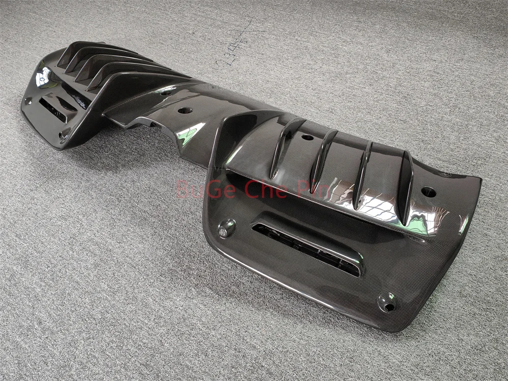 OEM style dry carbon fiber Rear diffuser bumper Ferrari SF90 upgrade New condition used Replace lower lip