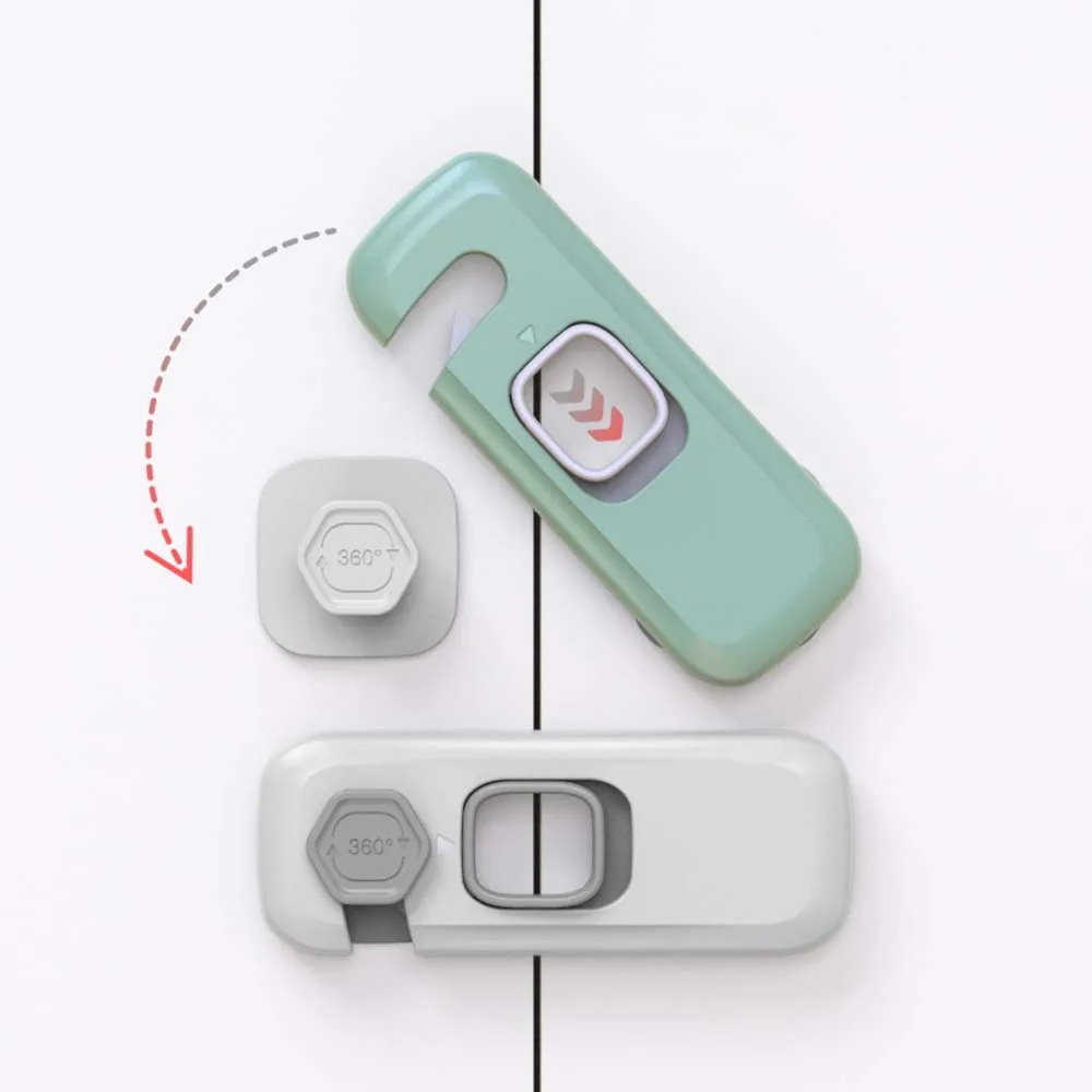 Children Safe Closet Sliding Door Kids Drawer Anti-pinch Hand Cabinet Lock Locks Strap Care Products Safety Lock