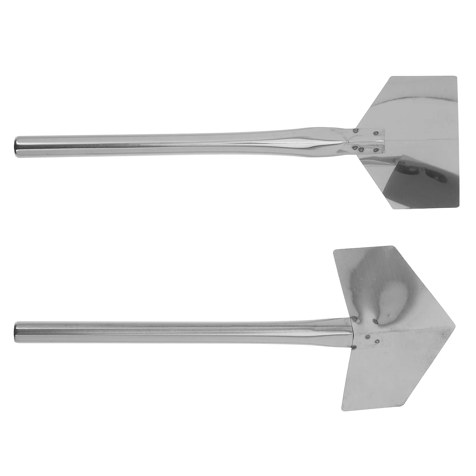 2 Pcs Yin and Yang Angle Puller Internal Corner Trowel Silver Drywall Edge Finishing Tool