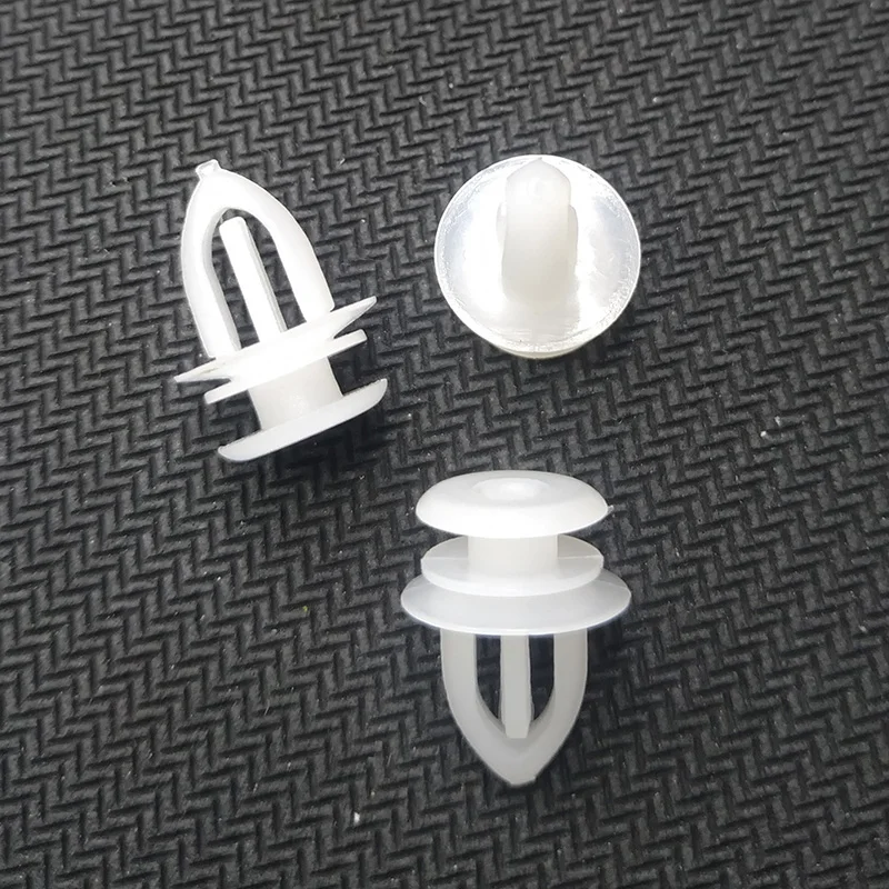 50Pcs Car Tweeter Triangle Wing Mirror Trim Panel Clips Plastic Auto Fastener Rivets For Opel Vauxhall Corsa Astra Ford 7mm hole