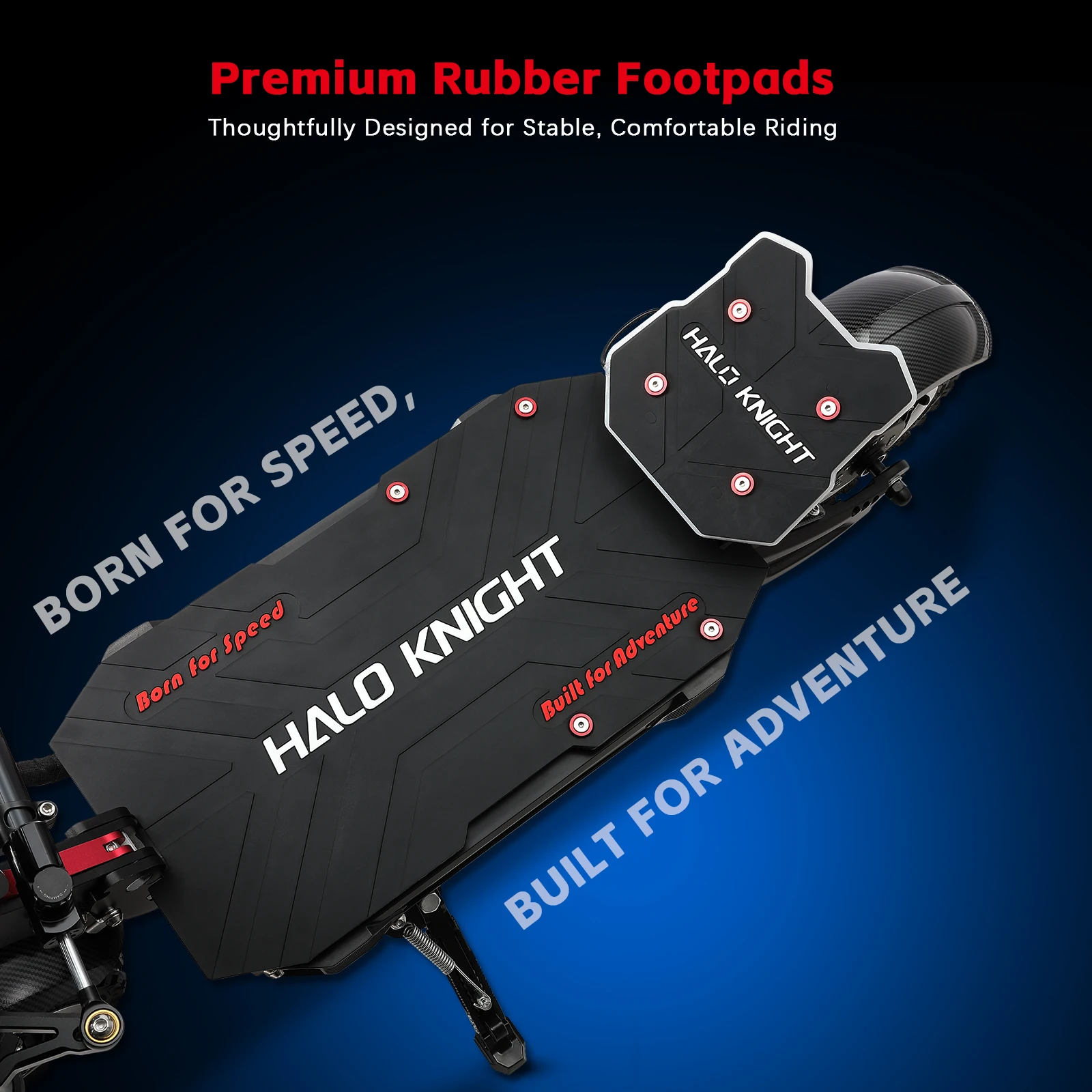 HALO KNIGHT T107Pro 60V 6000W 38,4Ah Elektroroller Professioneller 95km/h E-Scooter mit Doppelmotor Leistungsstarker Schneller 80KM E-Scooter – Detail 14