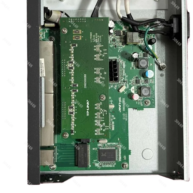 TP-LINK Gigabit Switch TL-SL1218MP Motherboard 16-Port T535240-2 Power Board 53.5V 2.4A